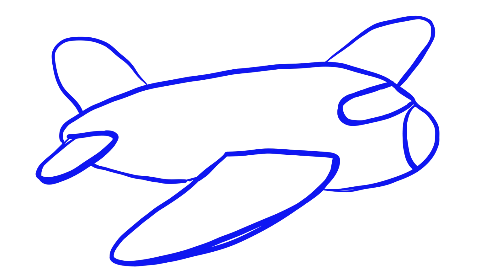 Hand drawn icon representing if the content below is a hotel or airport